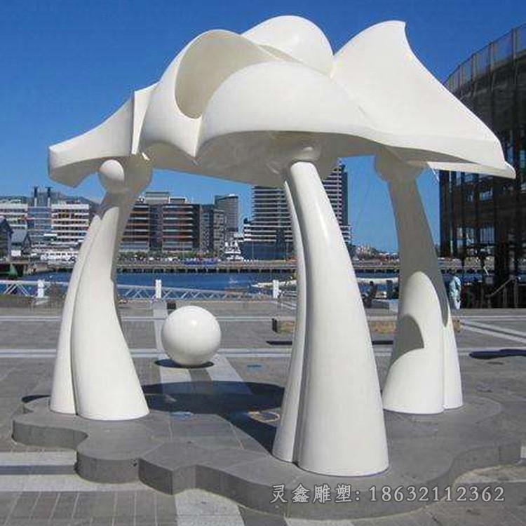 街边标志不锈钢景观雕塑
