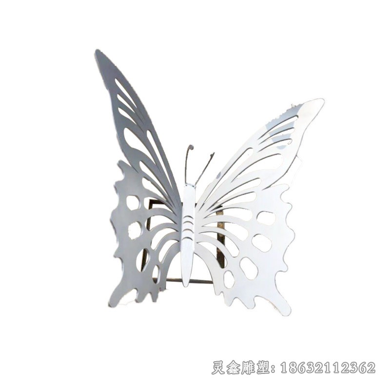 镂空蝴蝶景区不锈钢雕塑