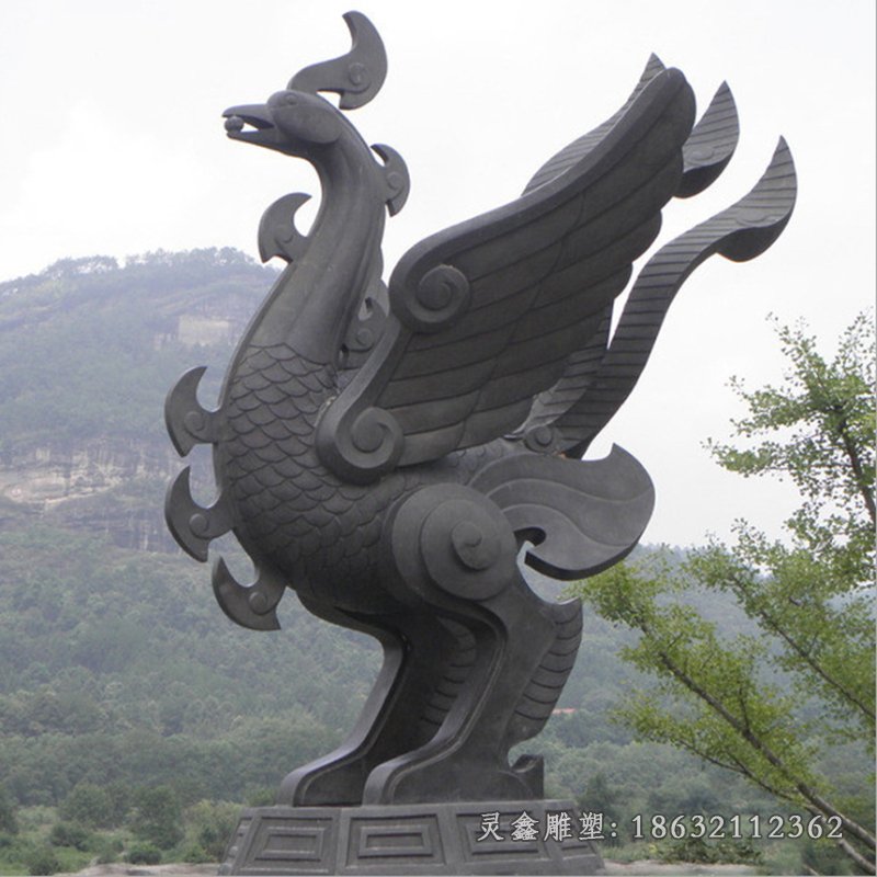 凤凰动物铜雕 (1)[1]