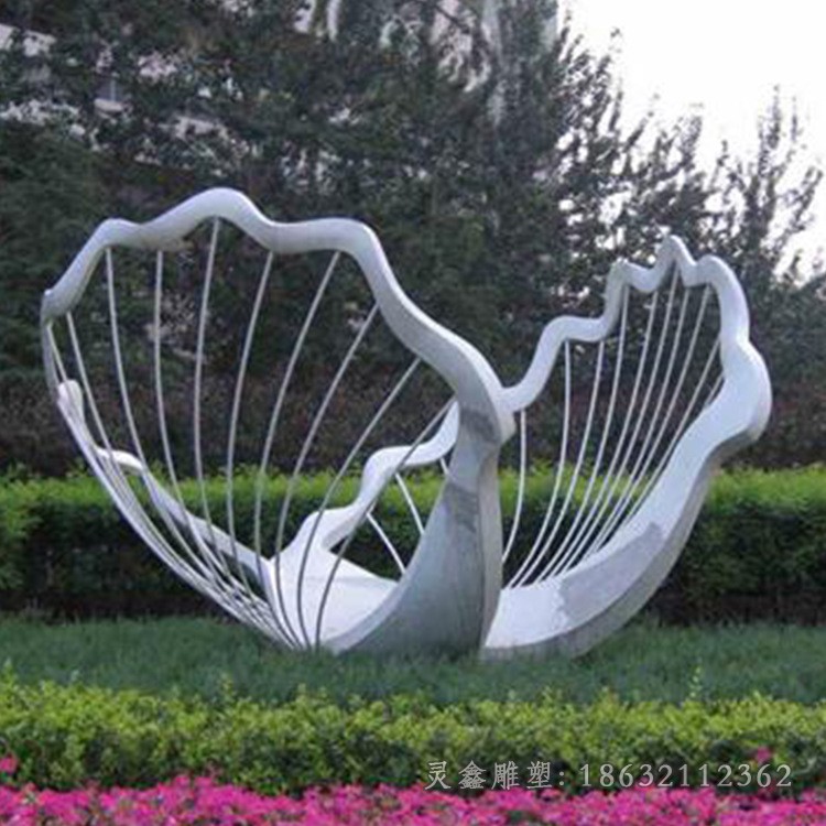 不锈钢蝴蝶雕抽象蝴蝶公园不锈钢雕塑塑 (108)