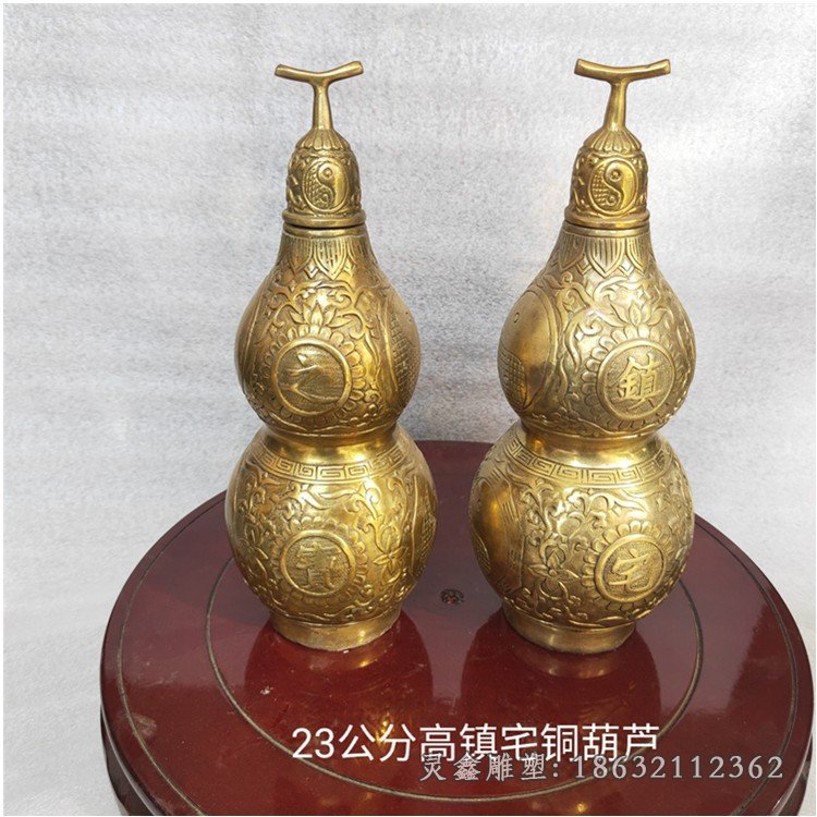 葫芦城市铜雕 (2)