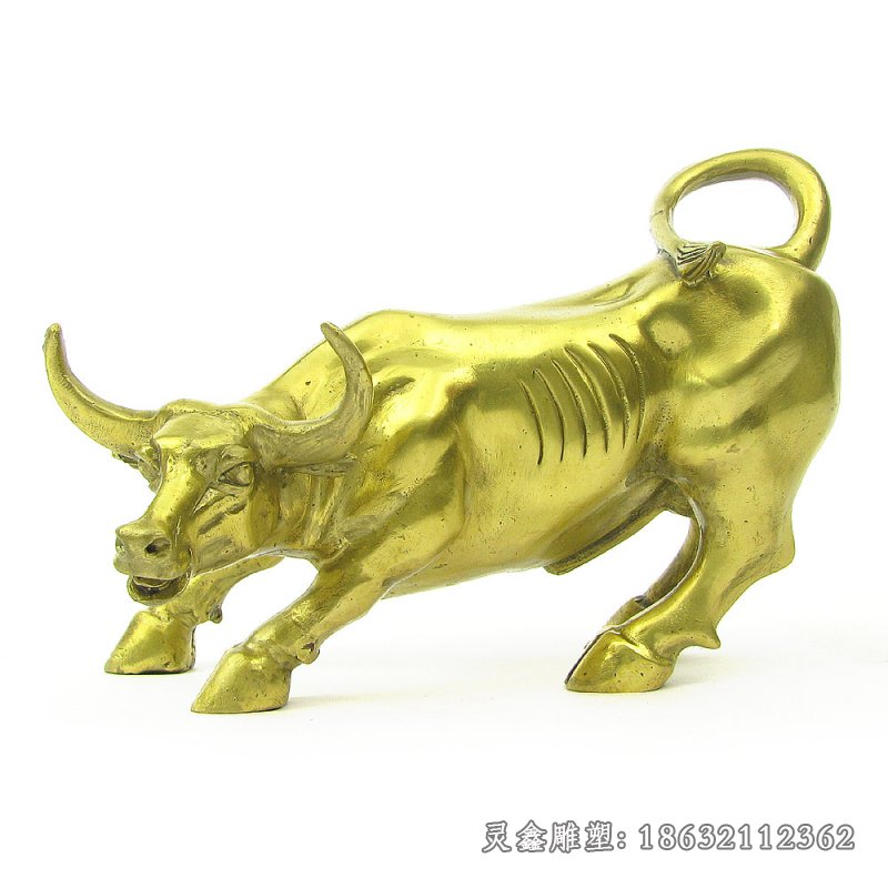 华尔街牛动物铜雕 (24)