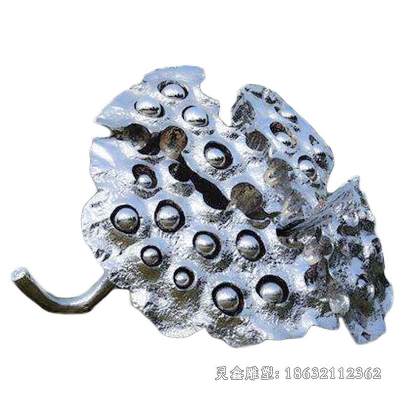 不锈钢抽象莲蓬户外雕塑