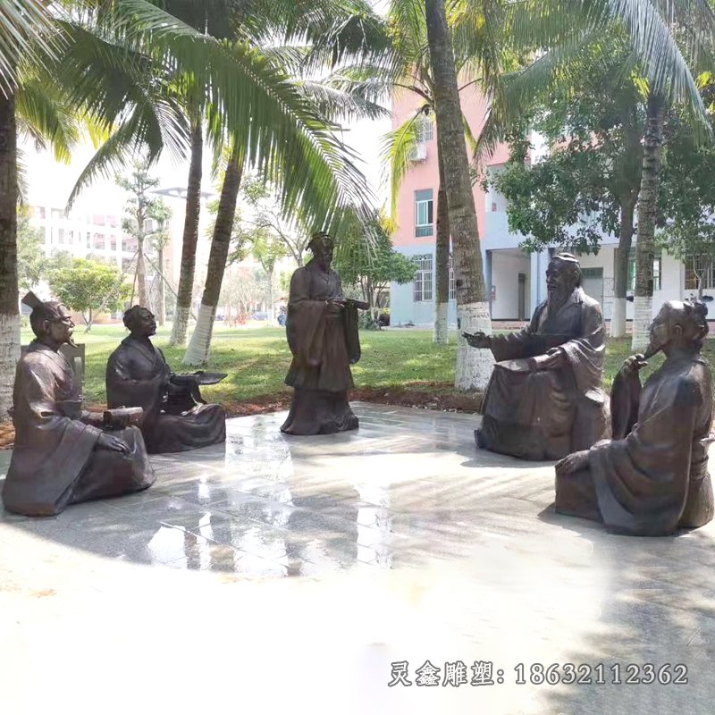 孔子城市景观铜雕 (39)
