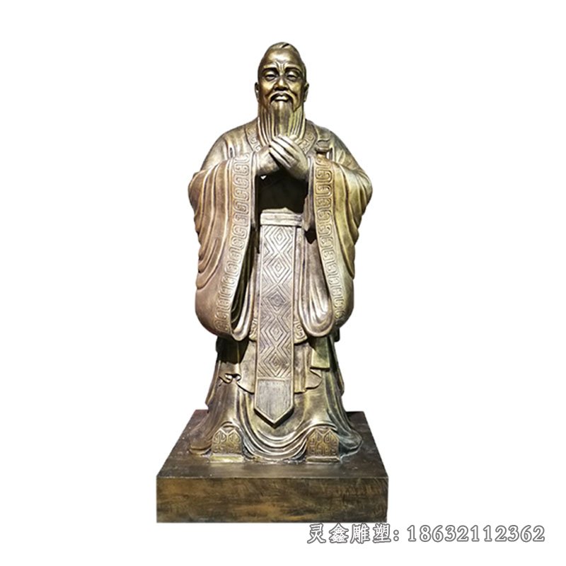 孔子城市景观铜雕 (108)