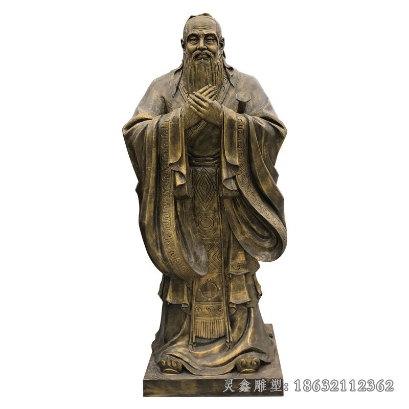 孔子城市景观铜雕 (103)