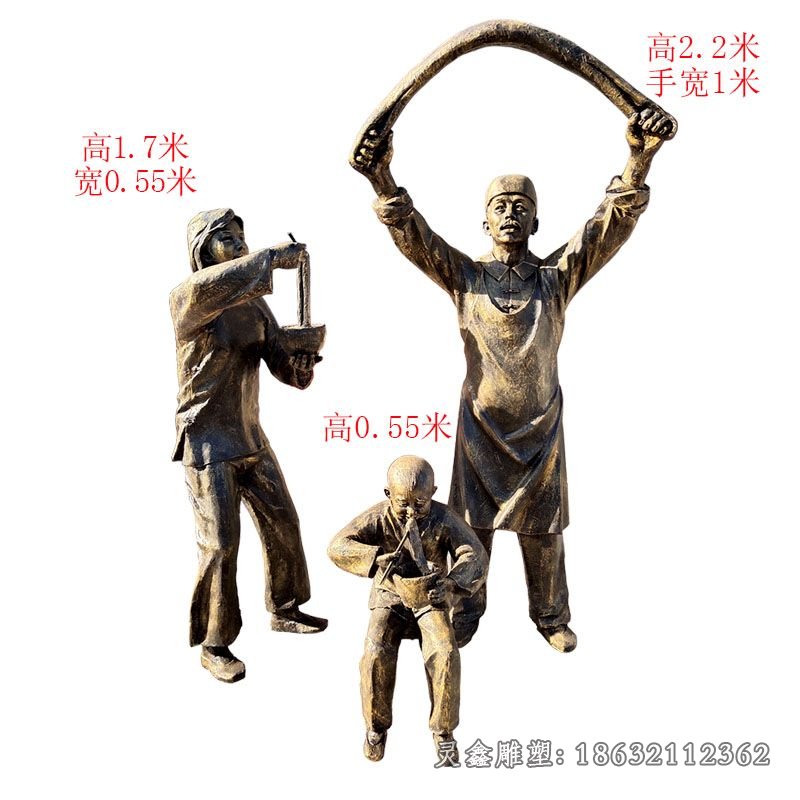拉面景观铜雕 (7)