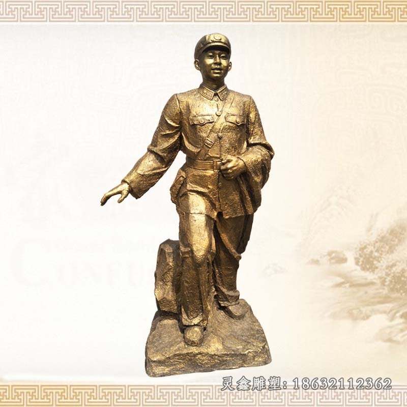 雷锋人物铜雕 (66)