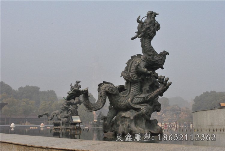 龙动物景观铜雕 (12)