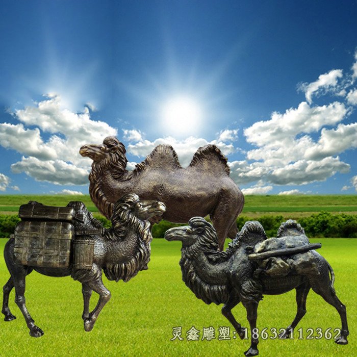 骆驼动物铜雕 (3)