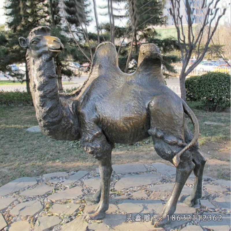 骆驼沙漠公园铜雕