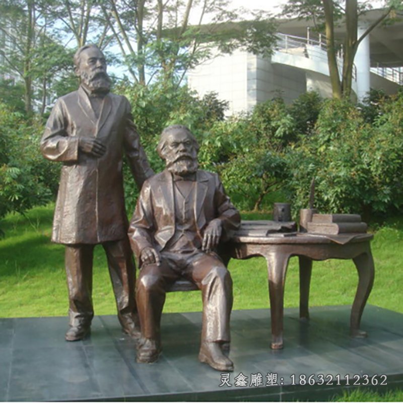 马克思名人人物铜雕