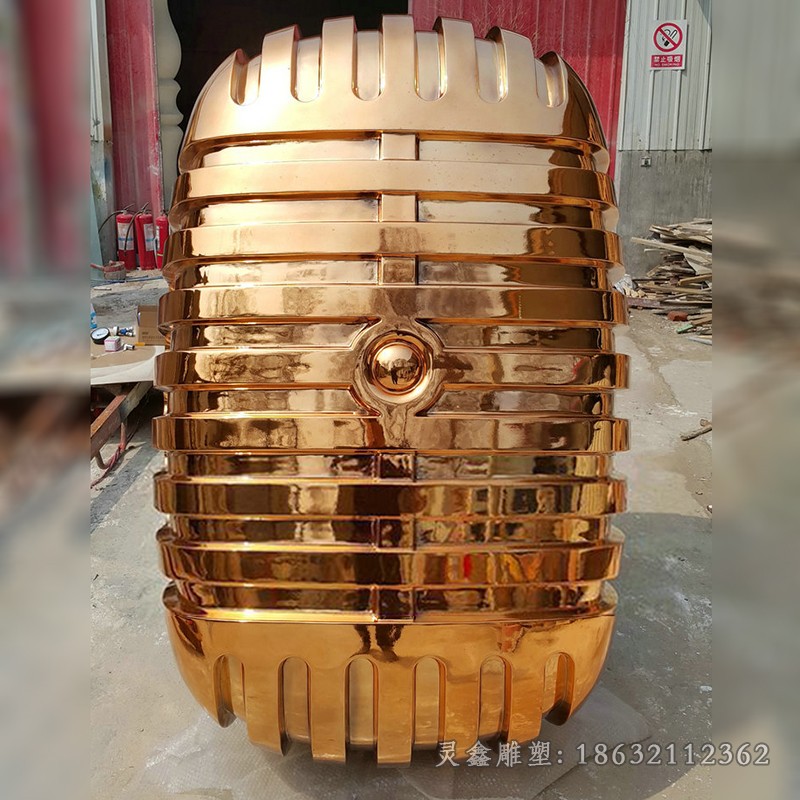 不锈钢话筒城市景观雕塑