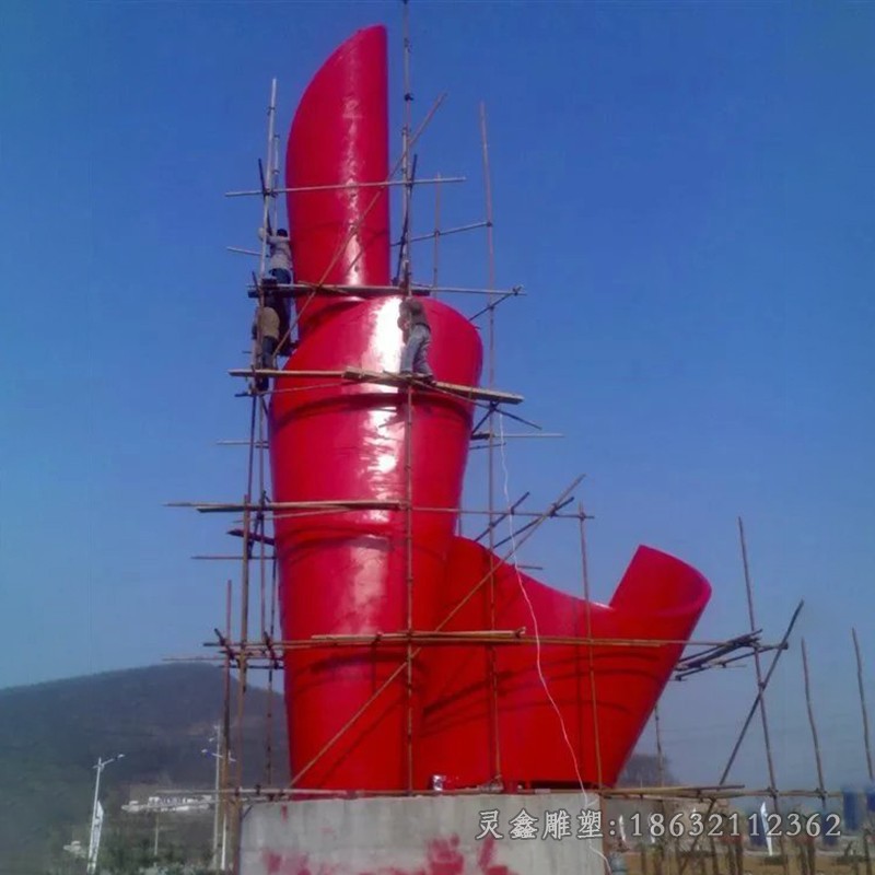 不锈钢火炬广场景观雕塑