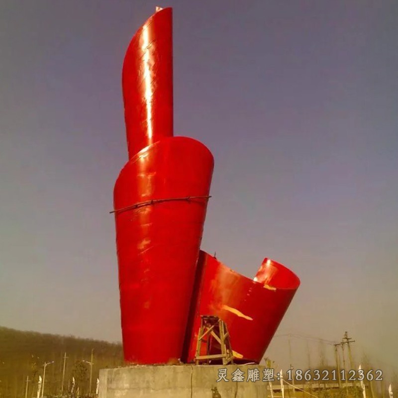 不锈钢火炬广场景观雕塑