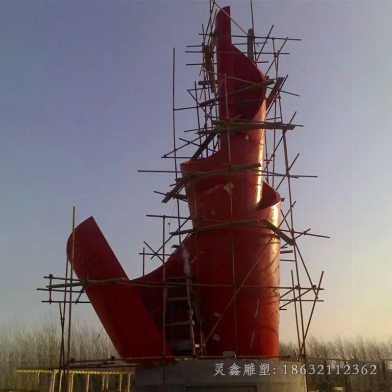 不锈钢火炬城市景观雕塑