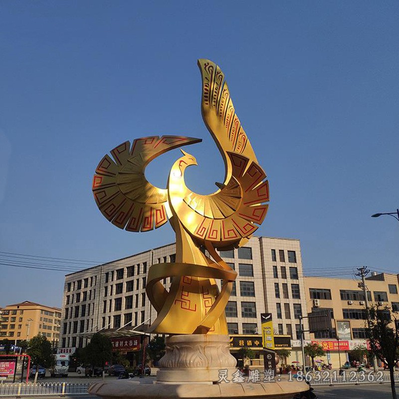 不锈钢景观大型城市标志雕塑