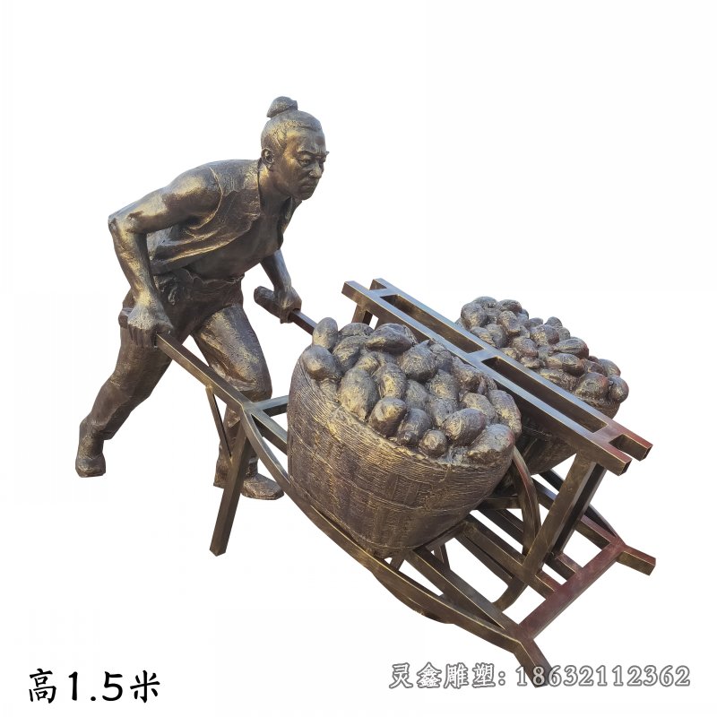 城市农耕景观铜雕