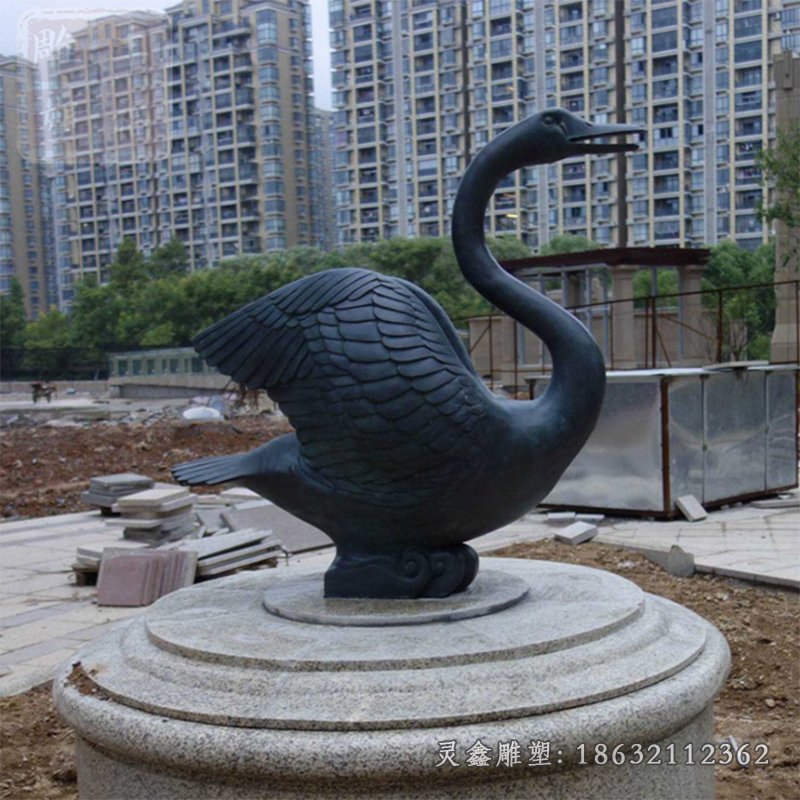 黑天鹅动物景观铜雕