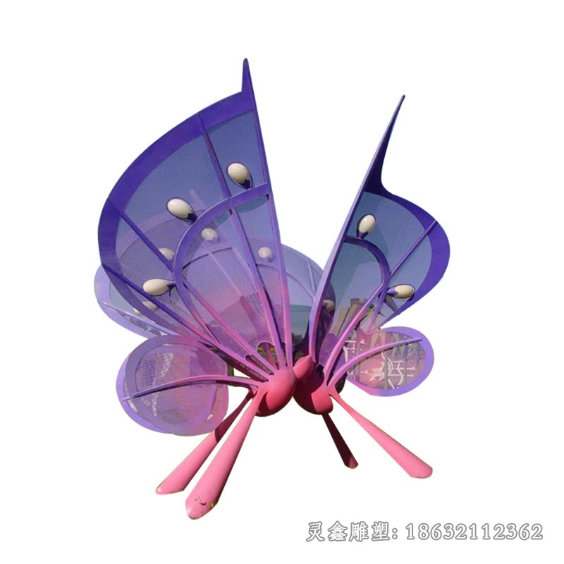 不锈钢镂空蝴蝶校园雕塑