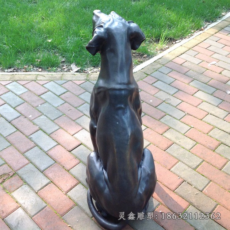 生肖狗动物景观铜雕