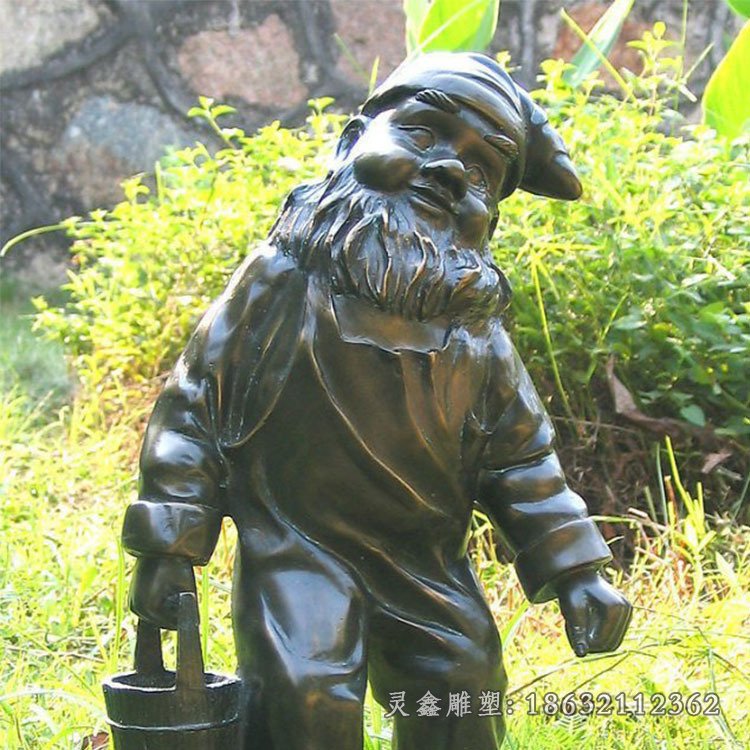 城市现代人物景观铜雕