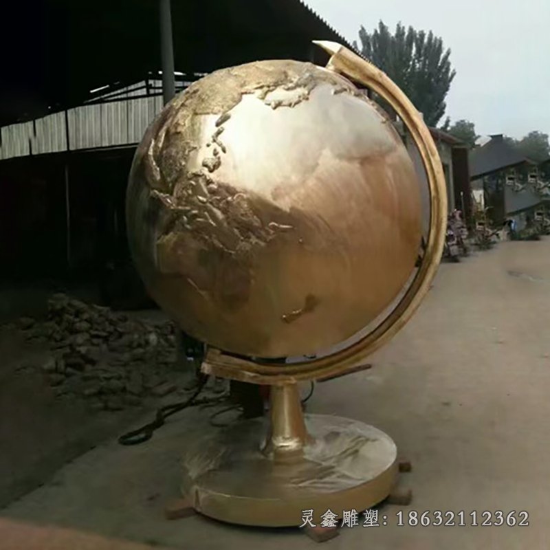 校园地动仪铜雕 (8)
