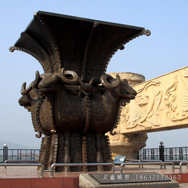 羊动物景观铜雕 (44)