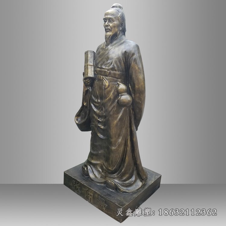 张仲景东汉末年医学家铜雕