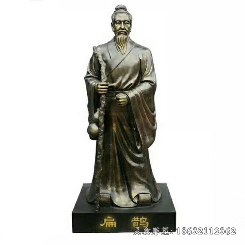 扁鹊神医铜雕