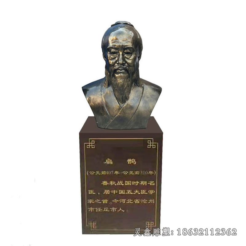 扁鹊神医人物景观铜雕