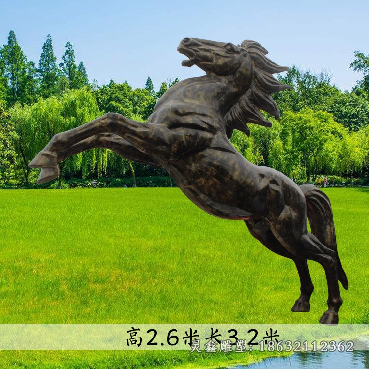玻璃钢飞马雕塑仿铜动物雕塑3