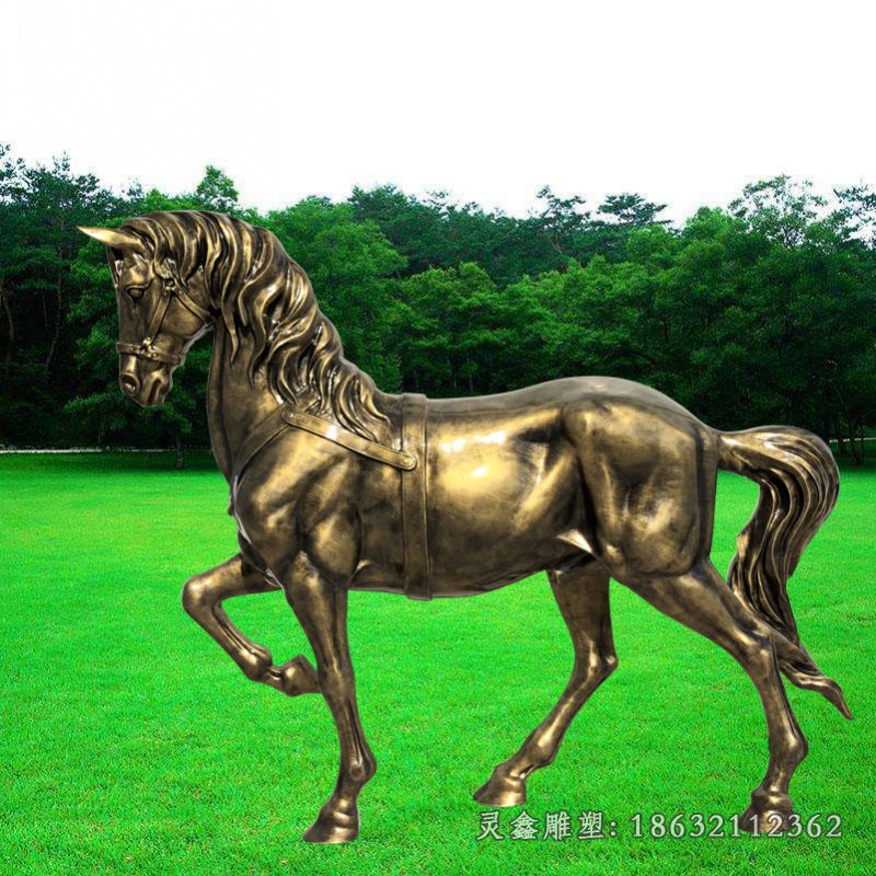 大型铸铜马雕塑