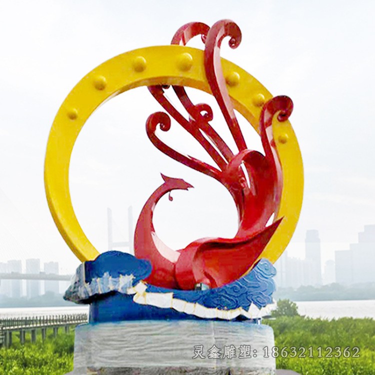 不锈钢抽象景观城市雕塑