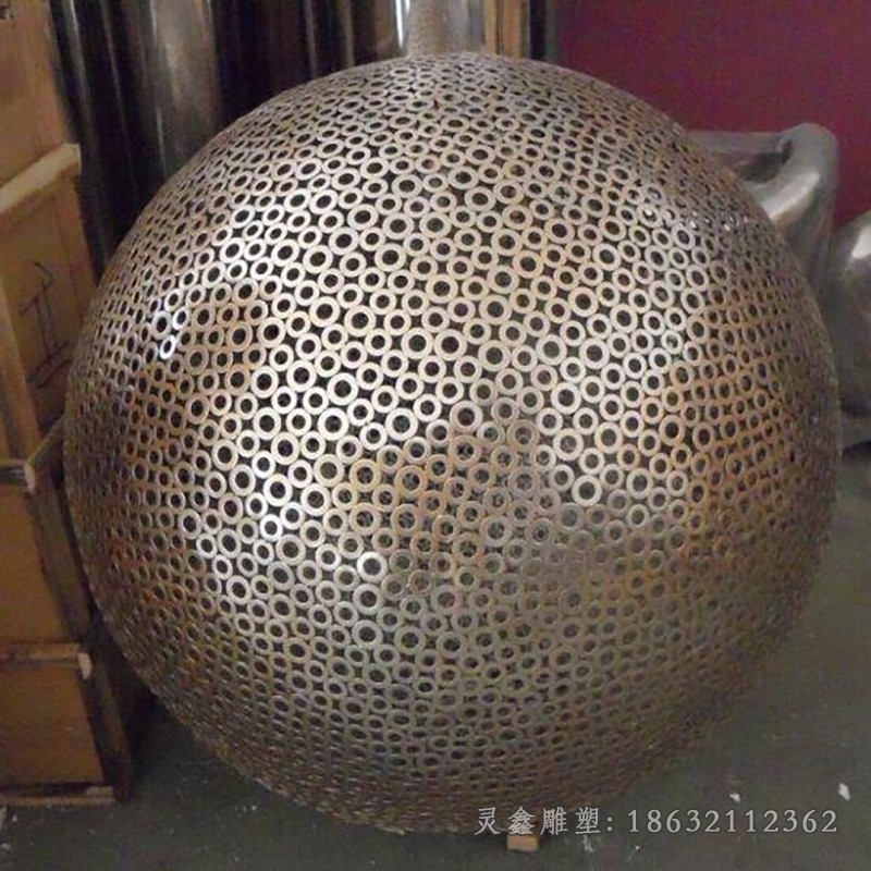 不锈钢圆球城市景观雕塑