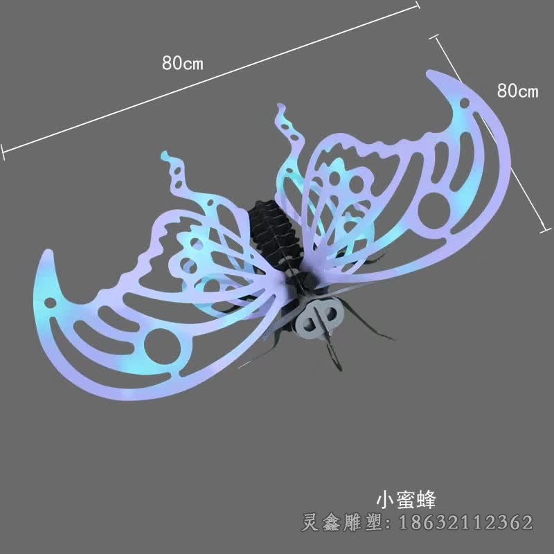 不锈钢蝴蝶广场景观雕塑