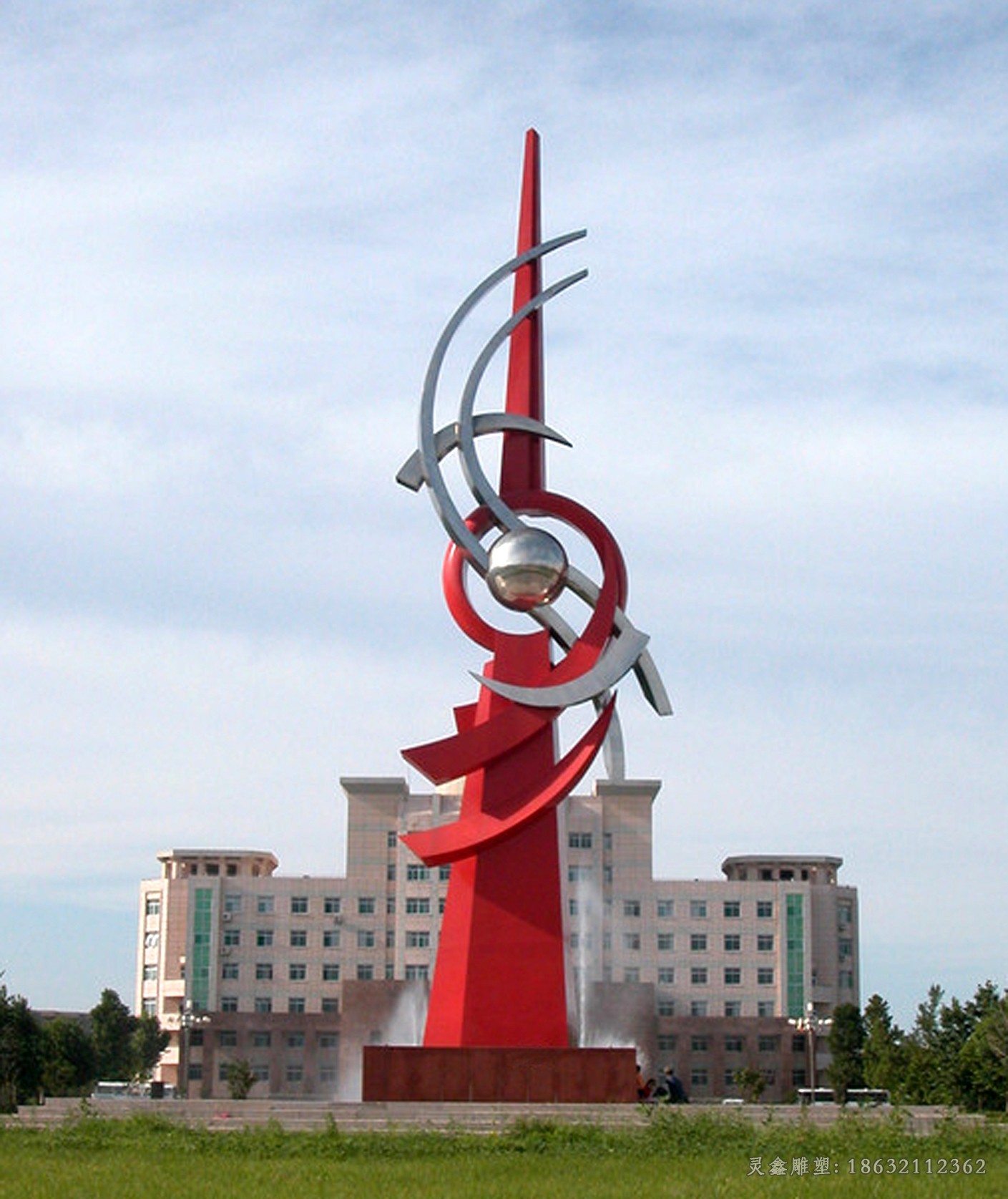 城市标志性不锈钢景观雕塑