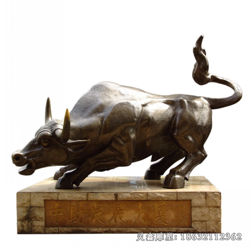 华尔街铜牛，铜雕牛，铸造铜牛