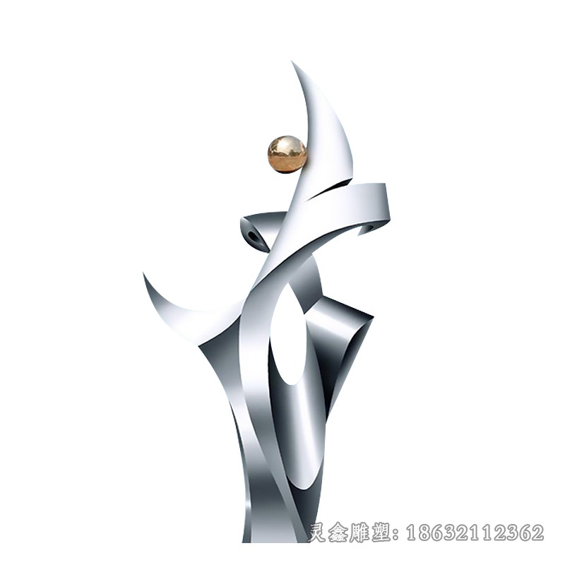 不锈钢紫荆花公园景观雕塑