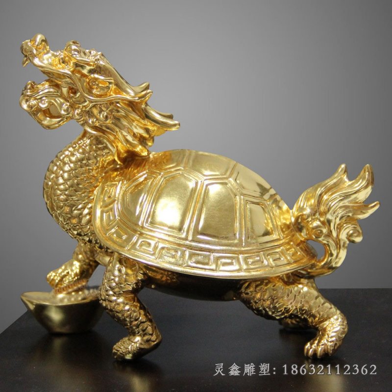 龙龟招财神兽动物铜雕