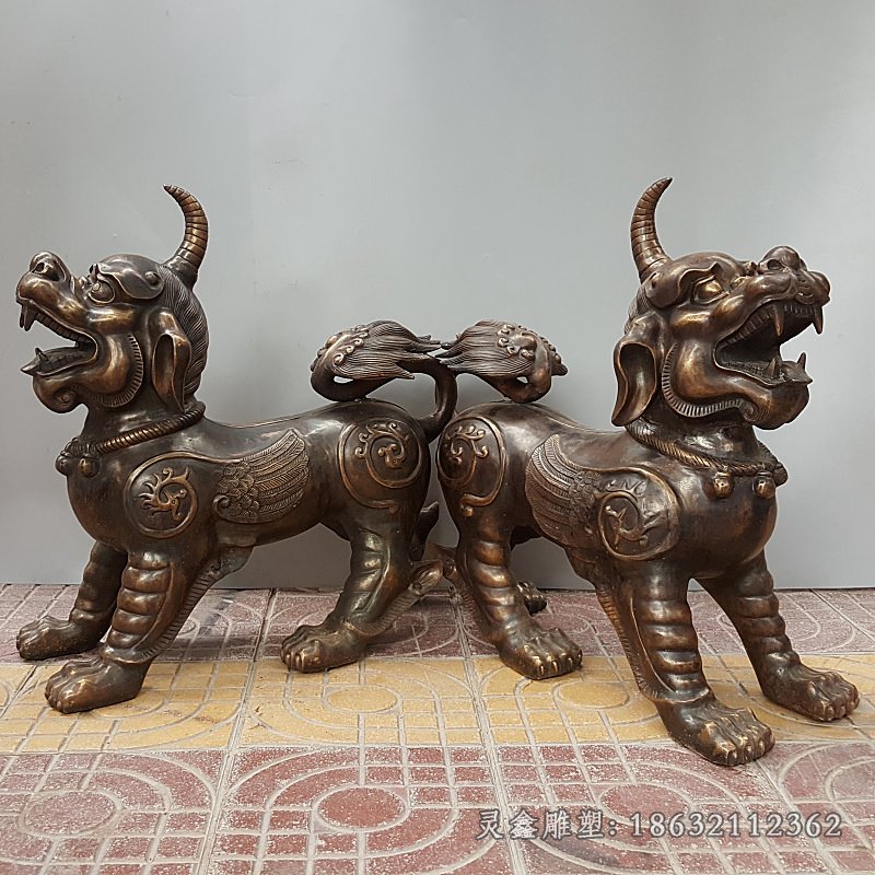 貔貅神兽动物城市铜雕