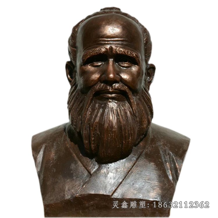 孙思邈半身像铜雕