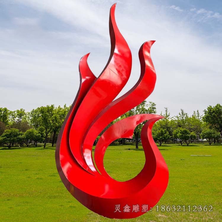 广场不锈钢抽象凤凰雕塑