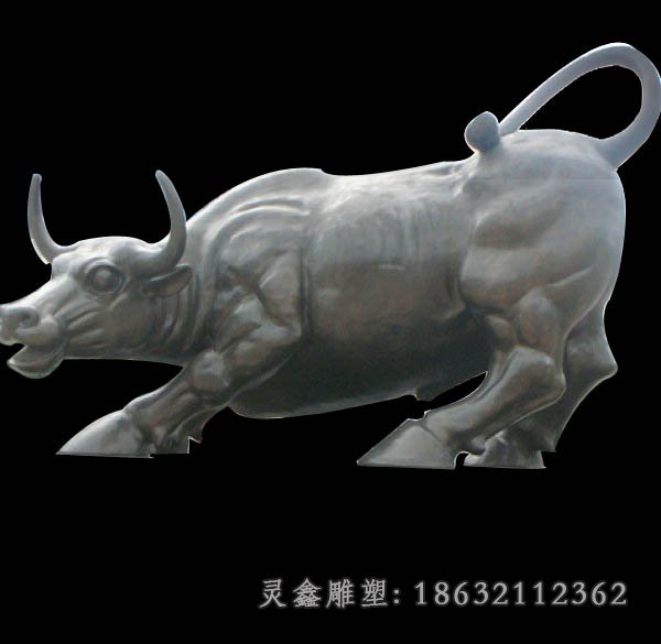 铜雕牛