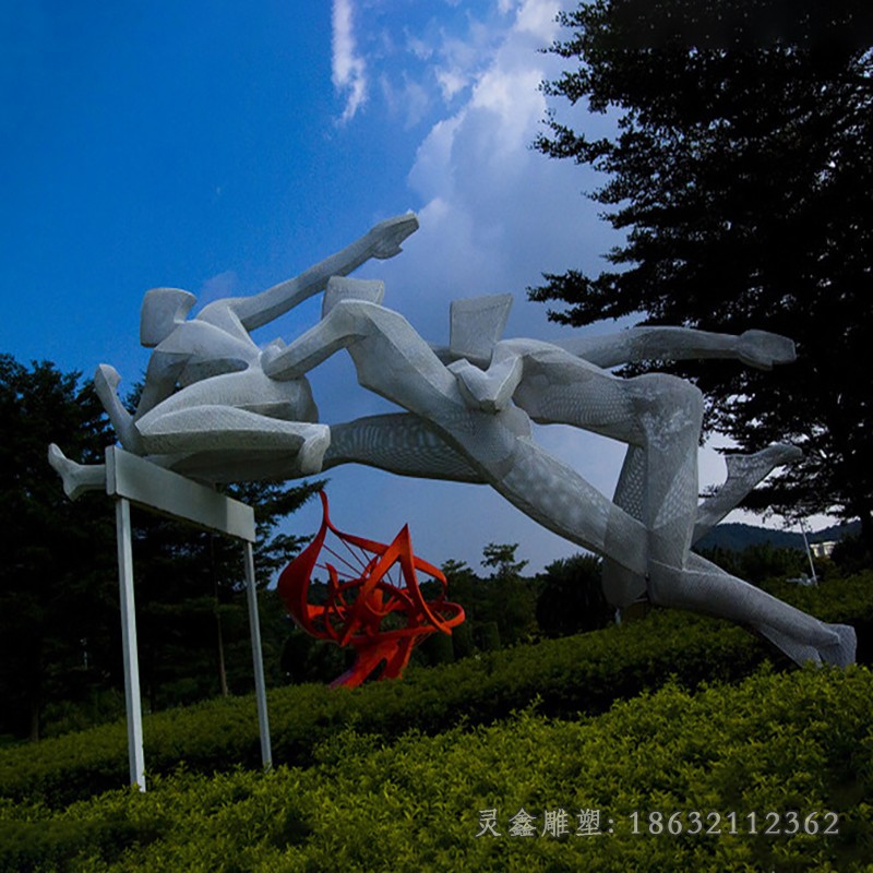 抽象人物广场标志景观雕塑