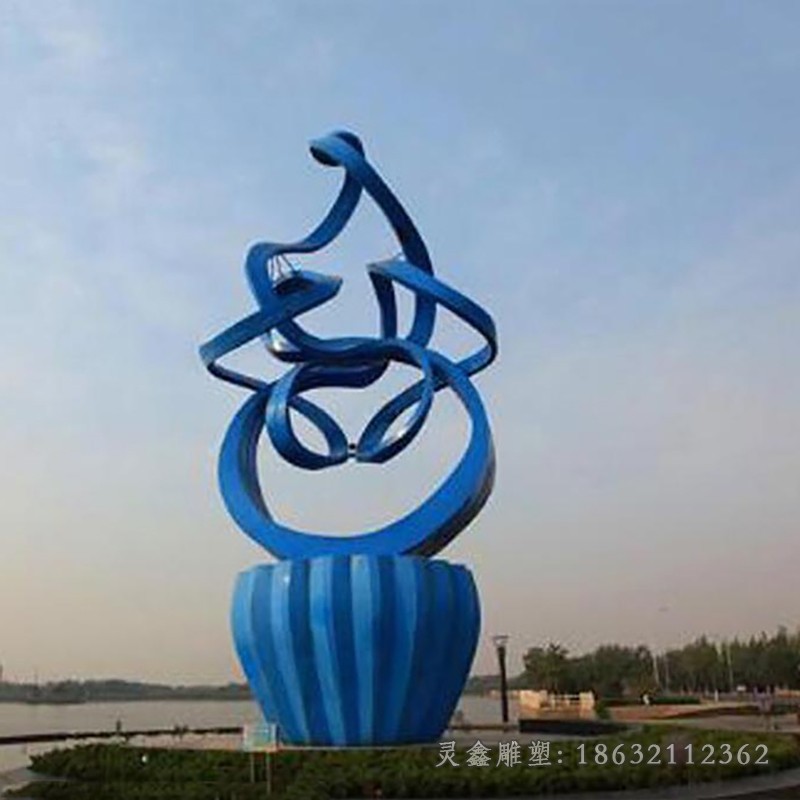抽象人物广场标志景观雕塑