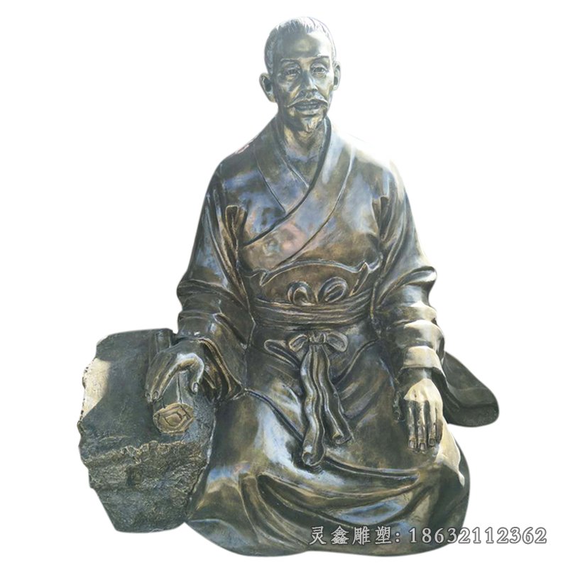 张仲景名医铜雕（1）