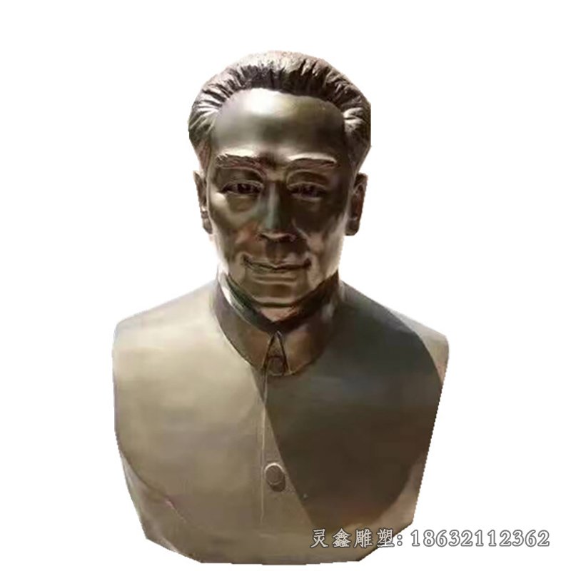 周恩来城市伟人铜雕
