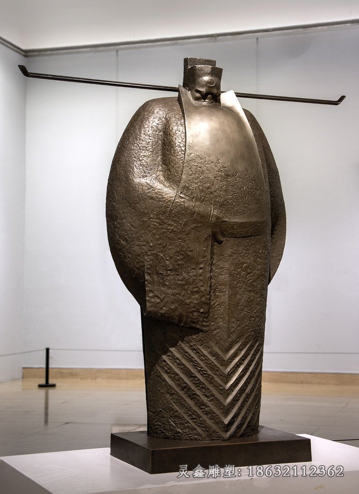 包拯古代景观铜雕