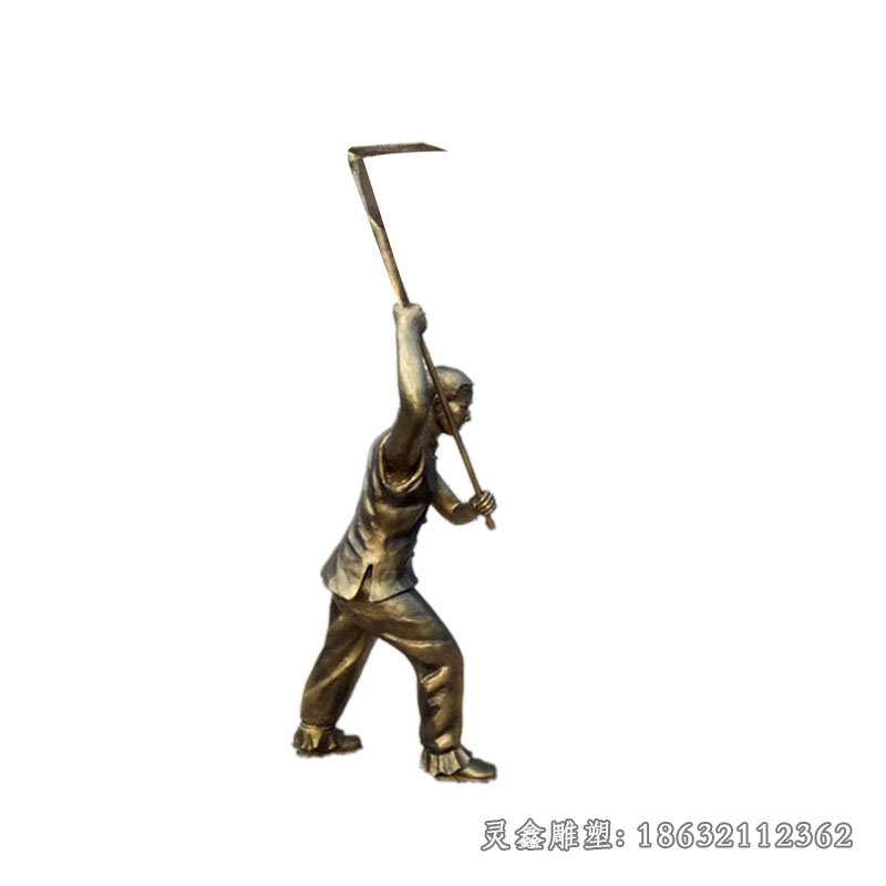 播种插秧人物铜雕 (35)